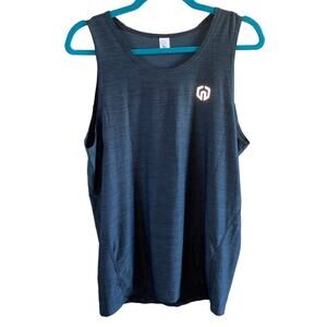 Neleus XL Heather Blue Athletic Tank Top Gym Training NWOT